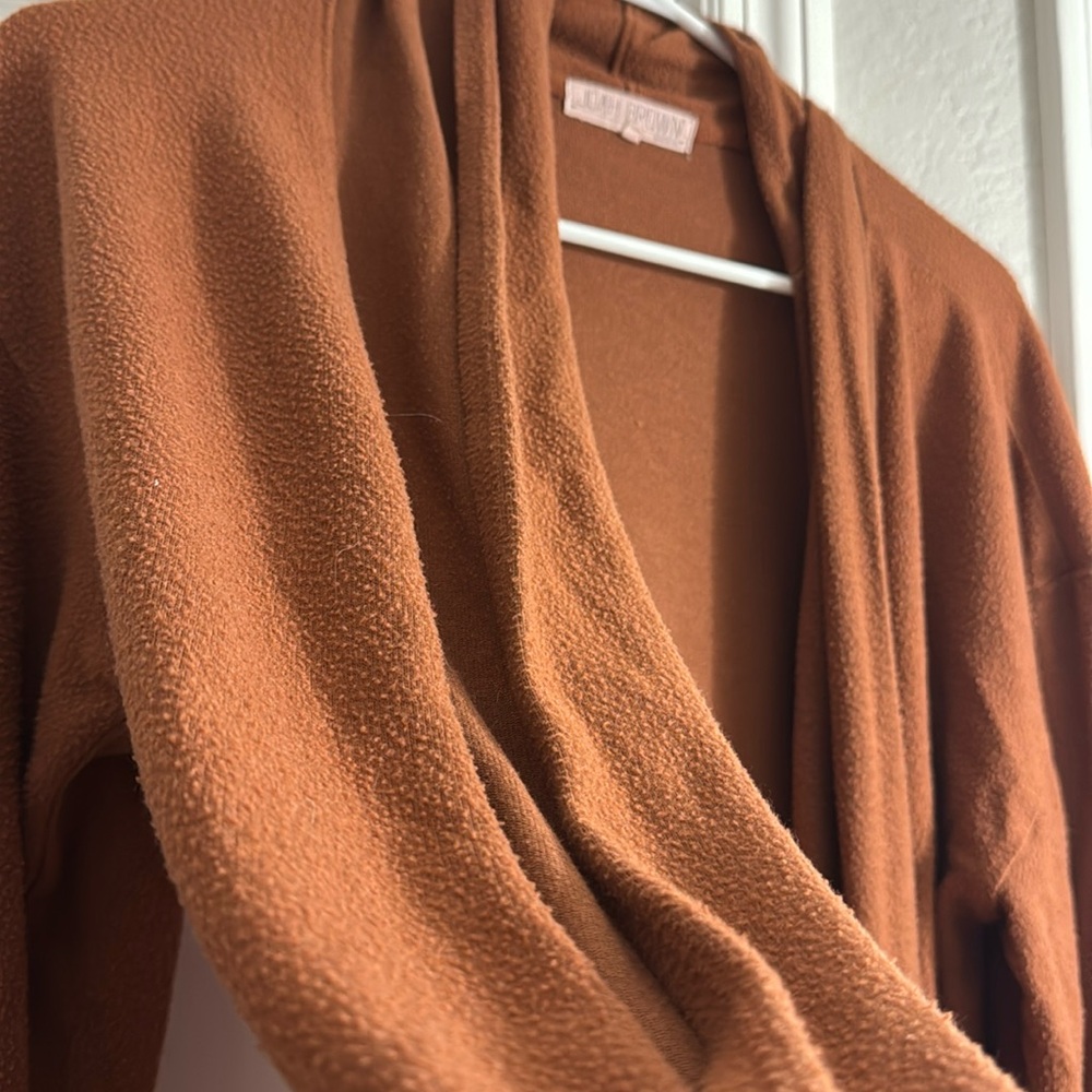 Joah Brown Rust Cardigan - Picture 5 of 10